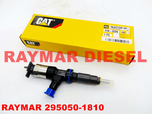 Injetor de combustível comum genuíno do trilho de DENSO 295050-1810 para CAT C4.4 418-3229, 4183229